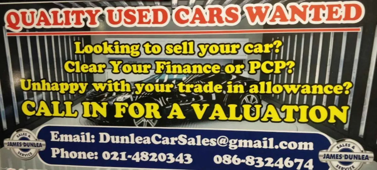 QUALITY USED CARS WANTED