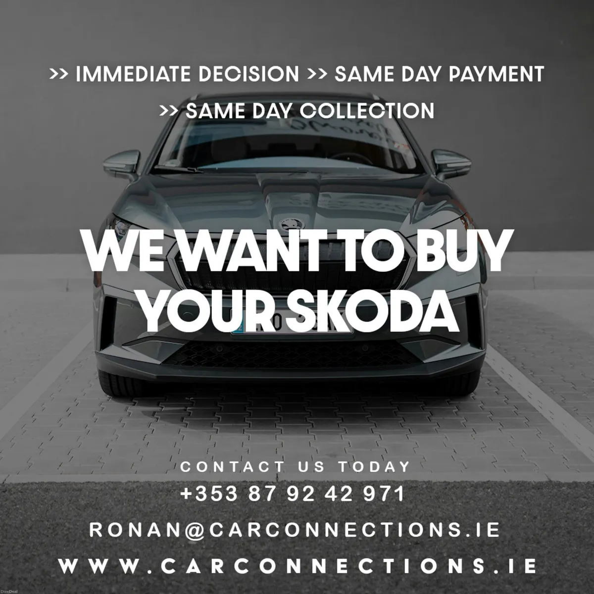 *WE WANT TO BUY YOUR SKODA* - Image 2