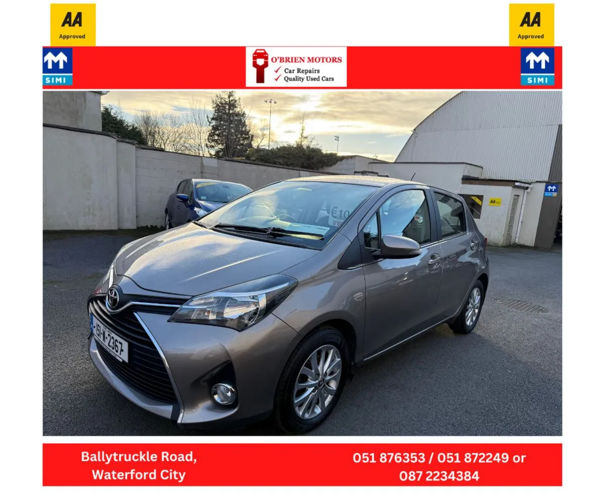 2015 Toyota Yaris  1 LTR 5 Door Hatchback, Petrol, - Image 3