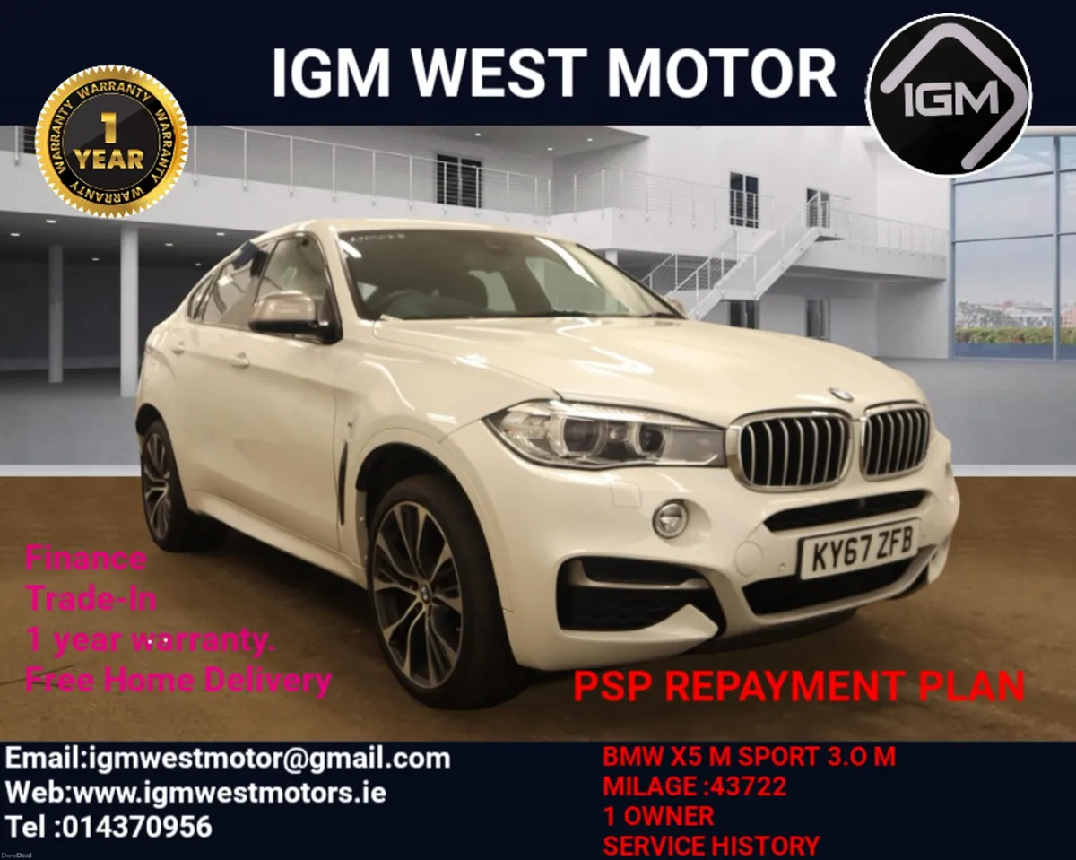BMW X6 3.0D M SPORT 2017 - Image 1