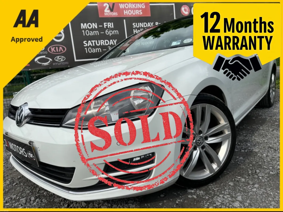 🔵 VW Golf 1.6 TDI GT EDITION  DSG  SUNROOF - Image 1