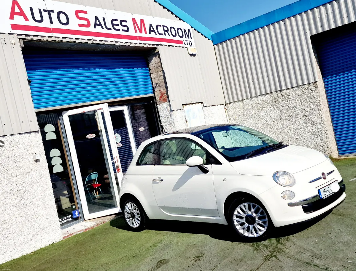 Fiat 500 LOUNGE 1.2 GLASS ROOF NCT LOW KM - Image 1