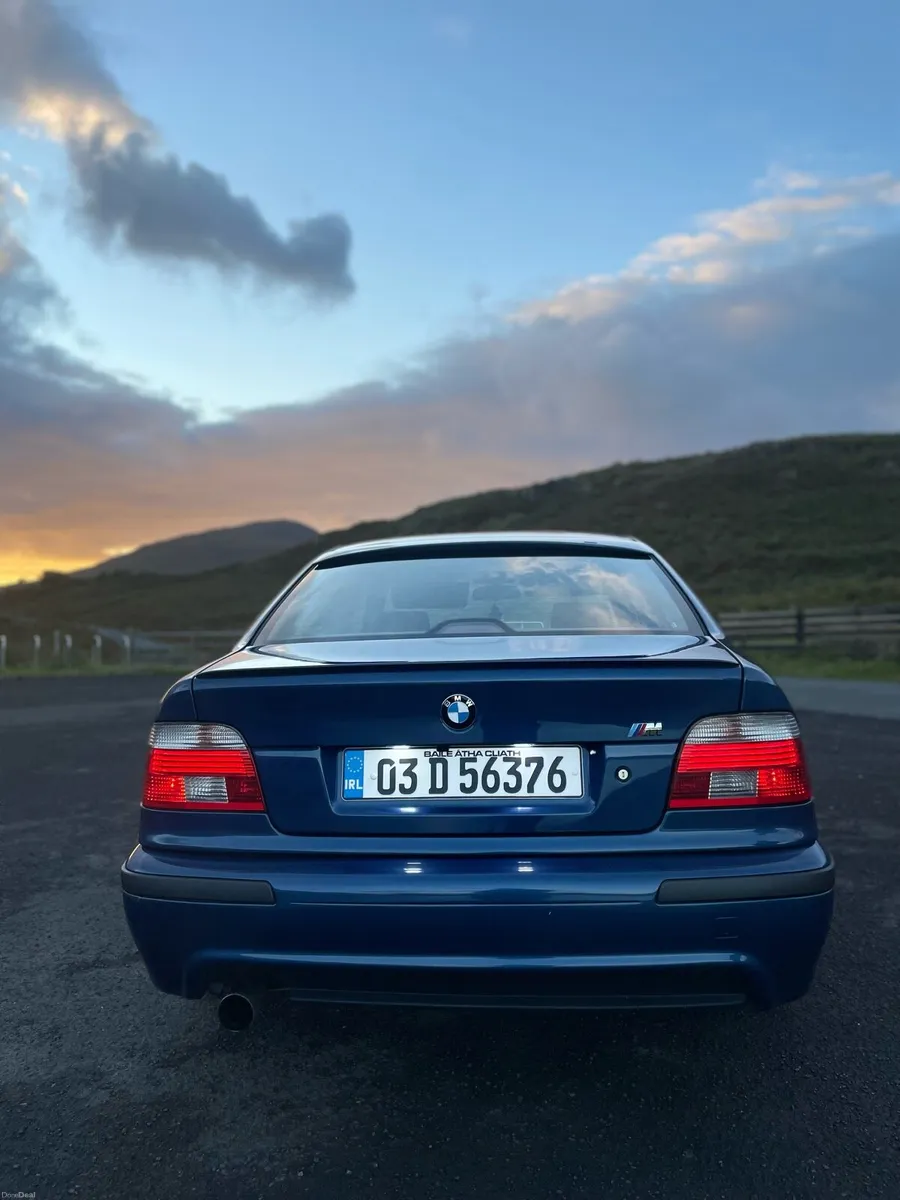 2003 520i e39 M Sport E39 BMW Topaz Blue - Image 3