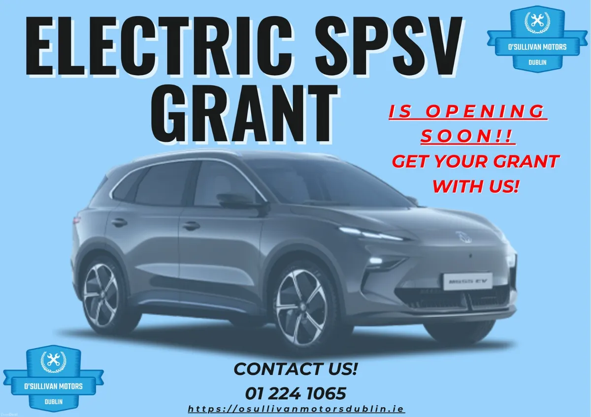 ELECTRIC VEHICLE GRANT!!!