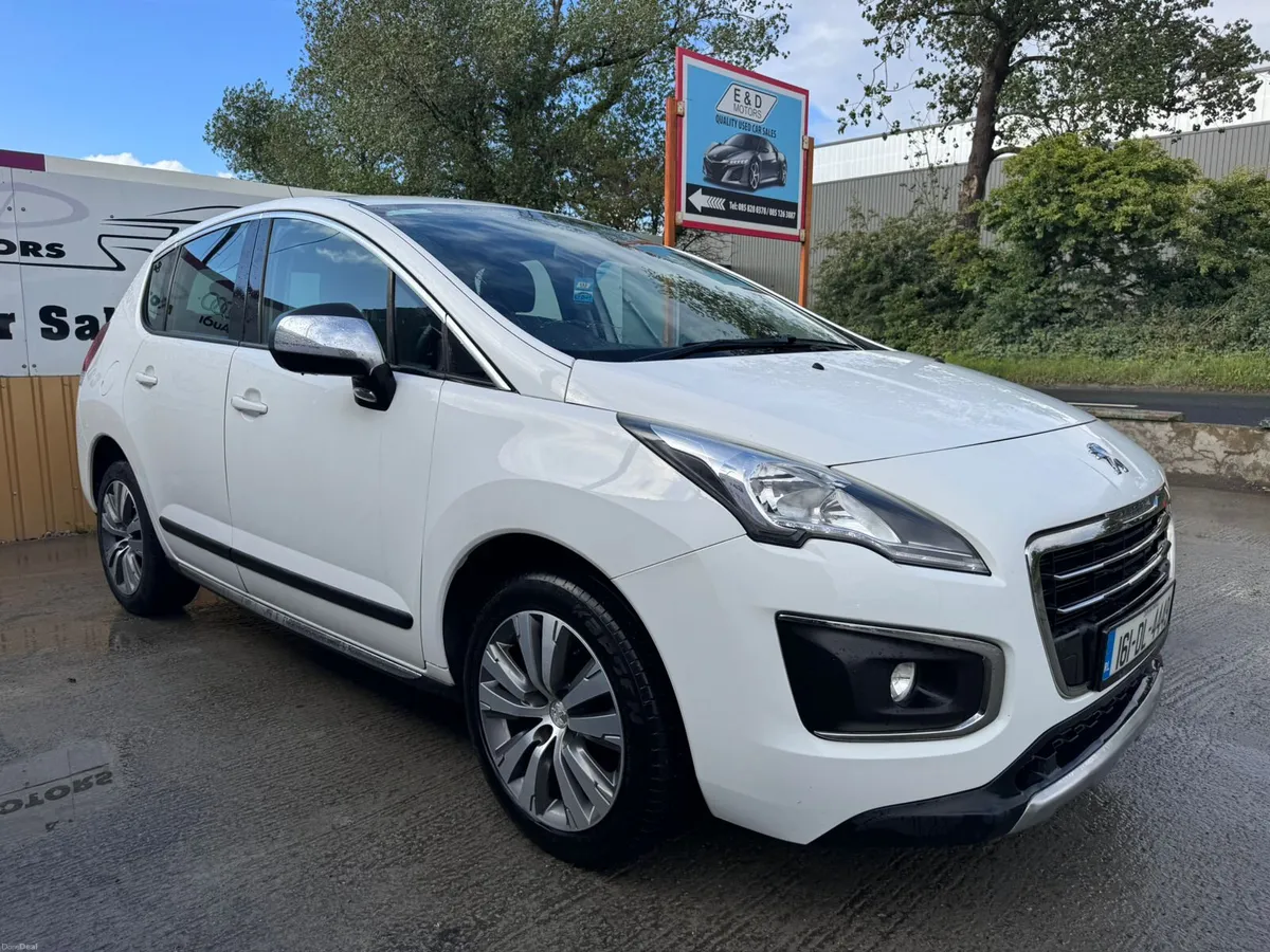 161 Peugeot 3008 1.6D Low Miles Warranty - Image 1