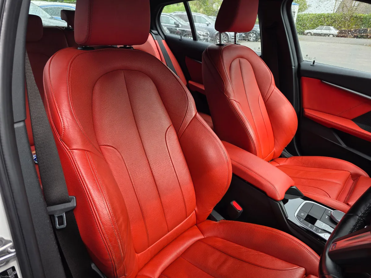 2022 BMW 118i M-SPORT AUTO // RED LEATHER INTERIOR - Image 4