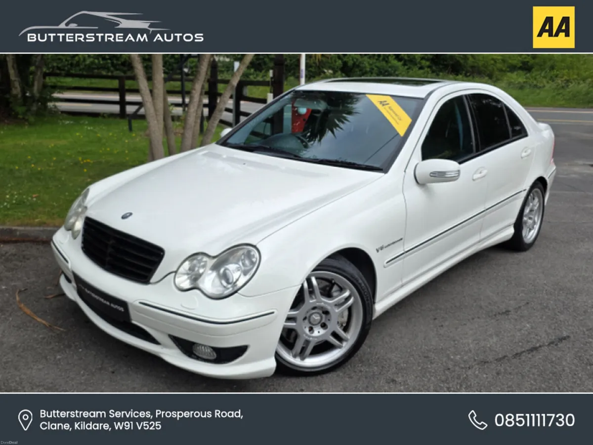 Mercedes-Benz C-Class C32 AMG AUTO FSH RARE CAR - Image 2