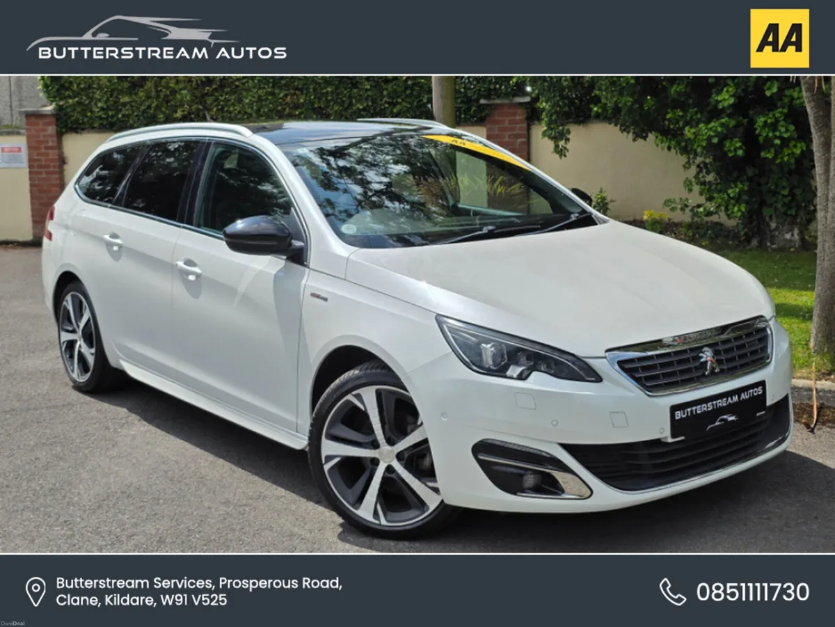 Peugeot 308 SW 1.2 GT LINE FSH PAN ROOF - Image 1
