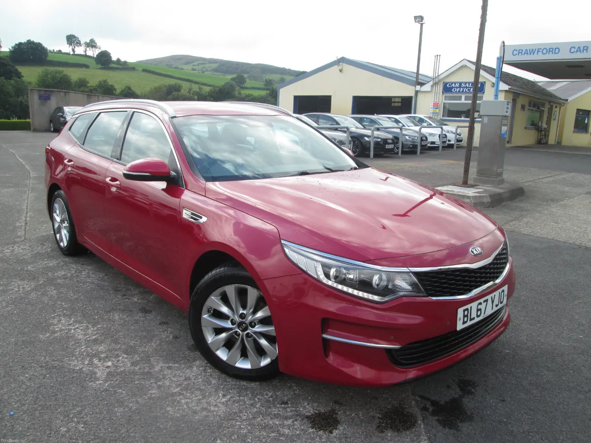 2018  KIA  OPTIMA  1.7  CRDI  2  5DR  ESTATE  (RED - Image 1