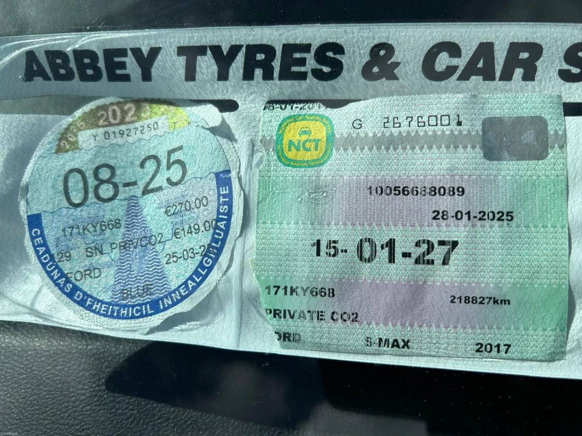 2017 Ford S-Max… New NCT & New Service - Image 4