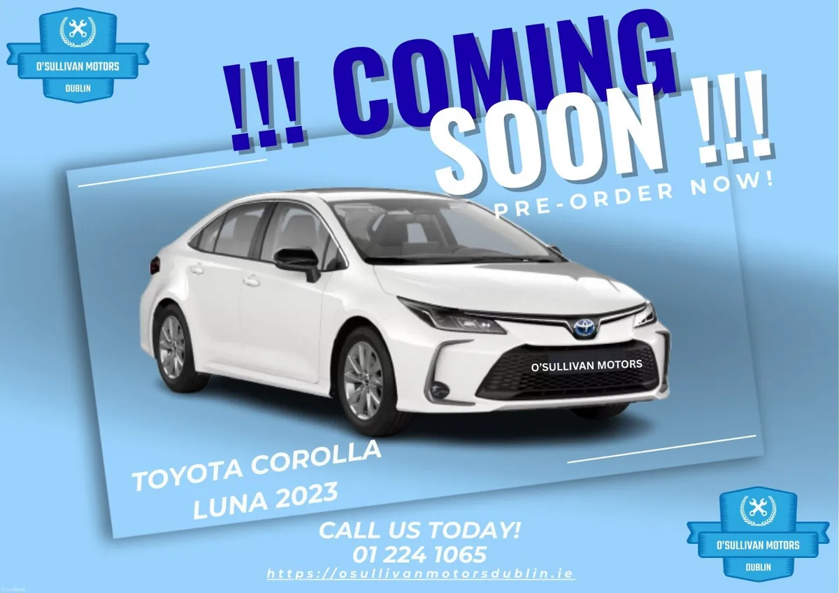 TOYOTA COROLLA LUNA/2023/HYBRID/AUTO/COMING SOON!!