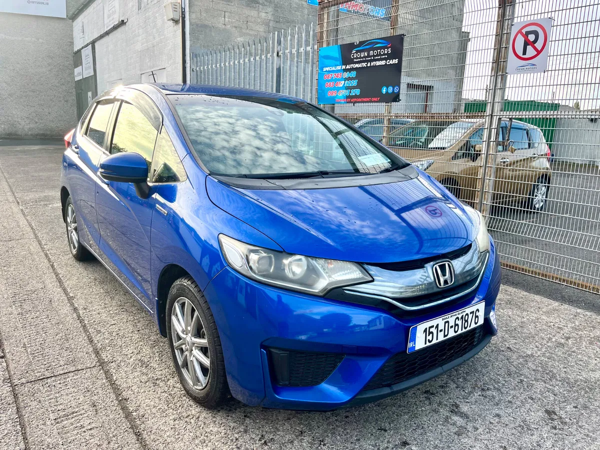 Honda Fit 2015 hybrid  half leather - Image 3
