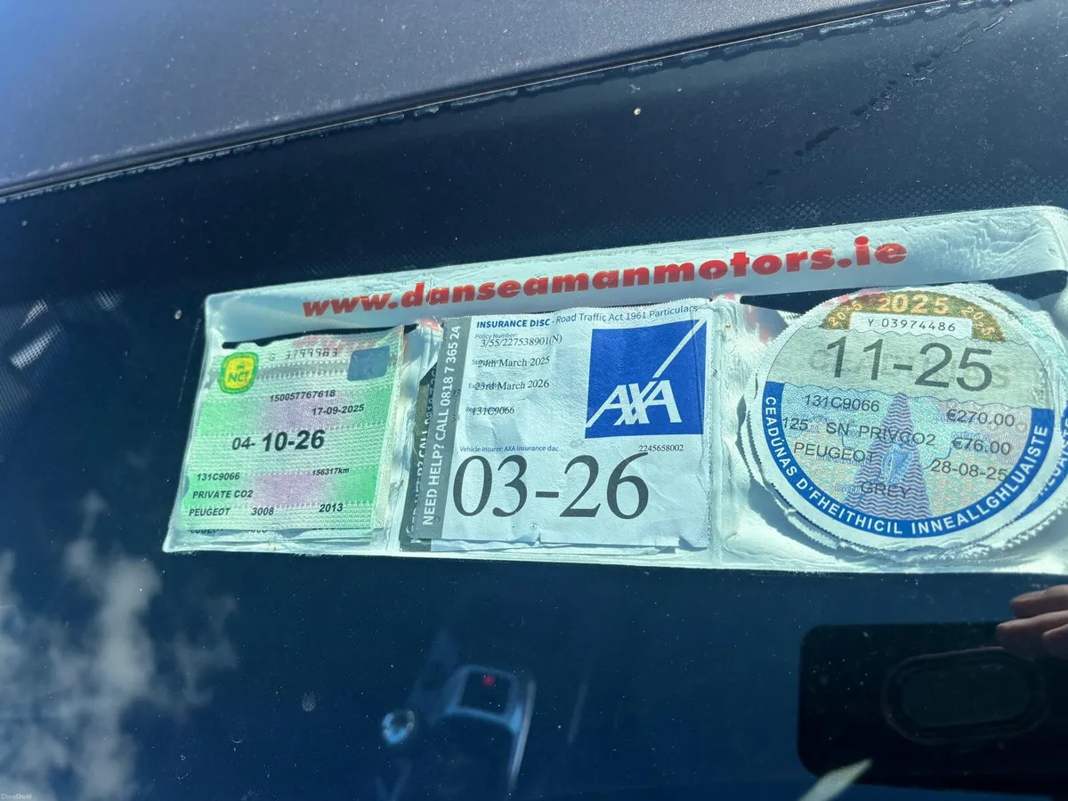 Peugeot 3008 2013  DIESEL  1.6 NCT  10/26 - Image 4