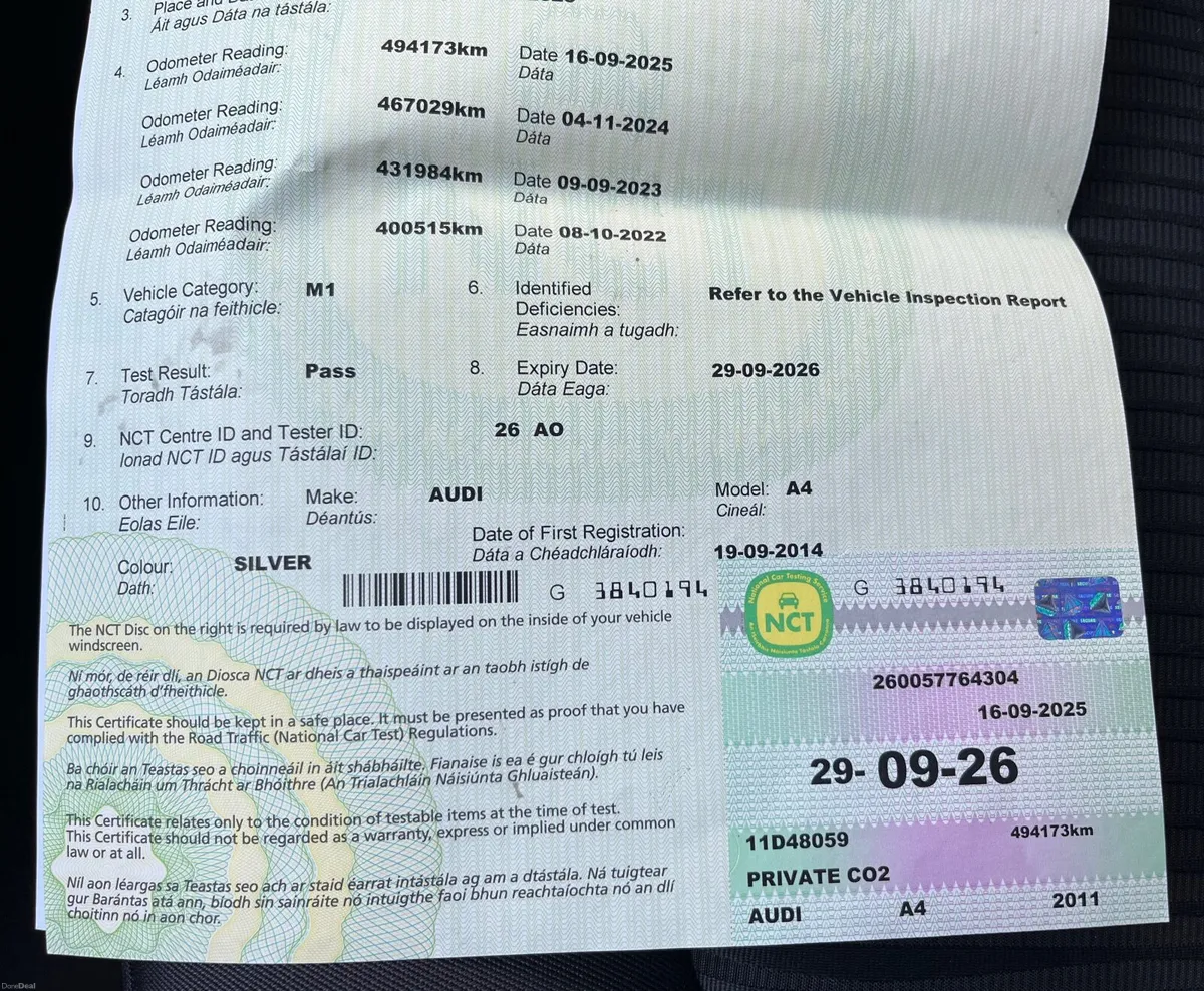 Audi A4 2.0 TDI SE NCT 09/26 - Image 3
