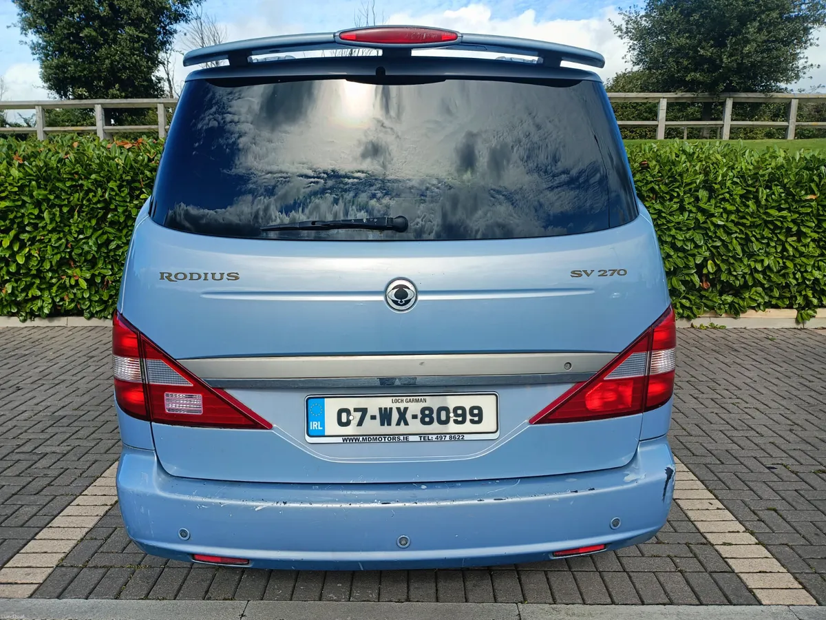 SSANGYONG RODIUS 2.7 DIESEL COMMERCIAL €333 TAX - Image 5