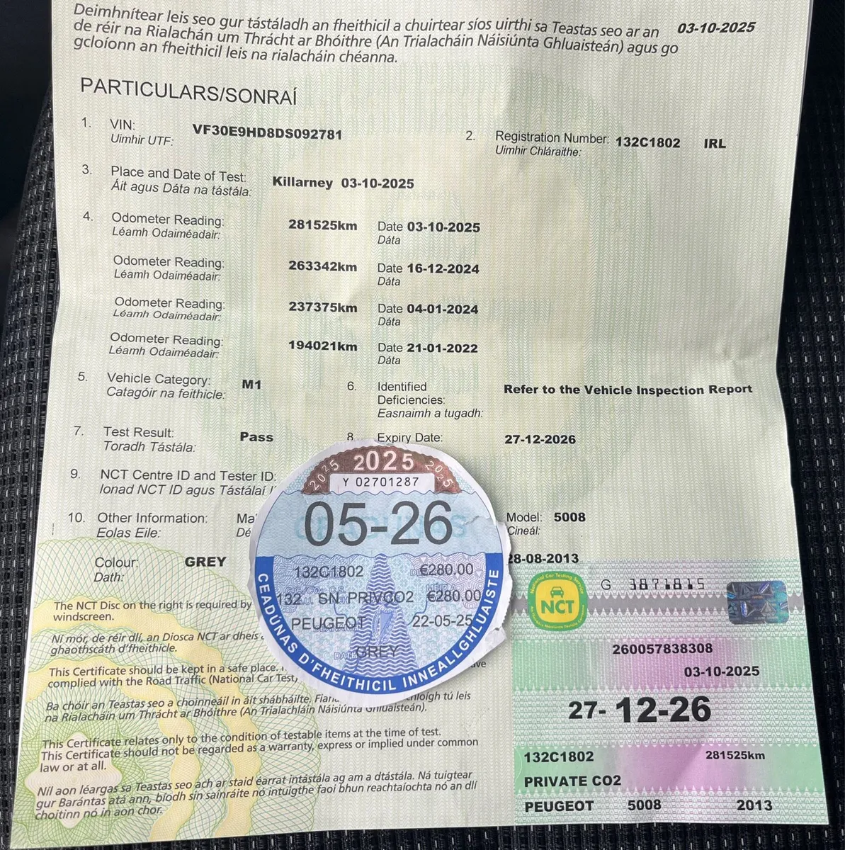 Peugeot 5008 1.6 HDI 7 Seater New Test and Tax - Image 2