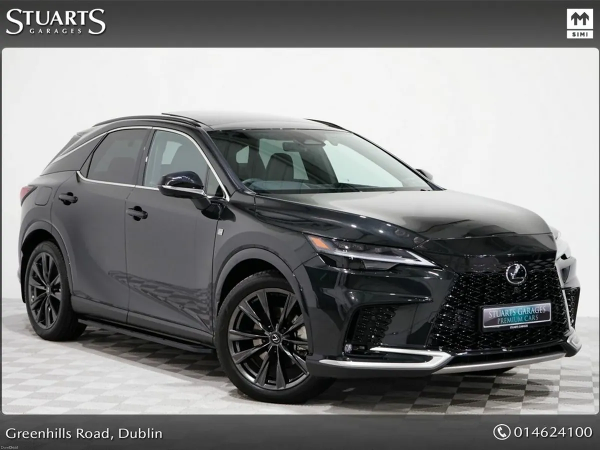Lexus RX450H+ RX450+ PHEV F-SPORT: GRAPHITE BLACK - Image 1