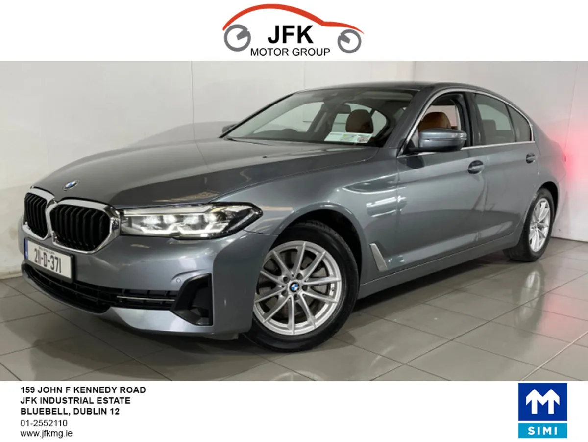 BMW 5-Series DIESEL AUTO TAN LEATHER + REAR CAMERA - Image 1