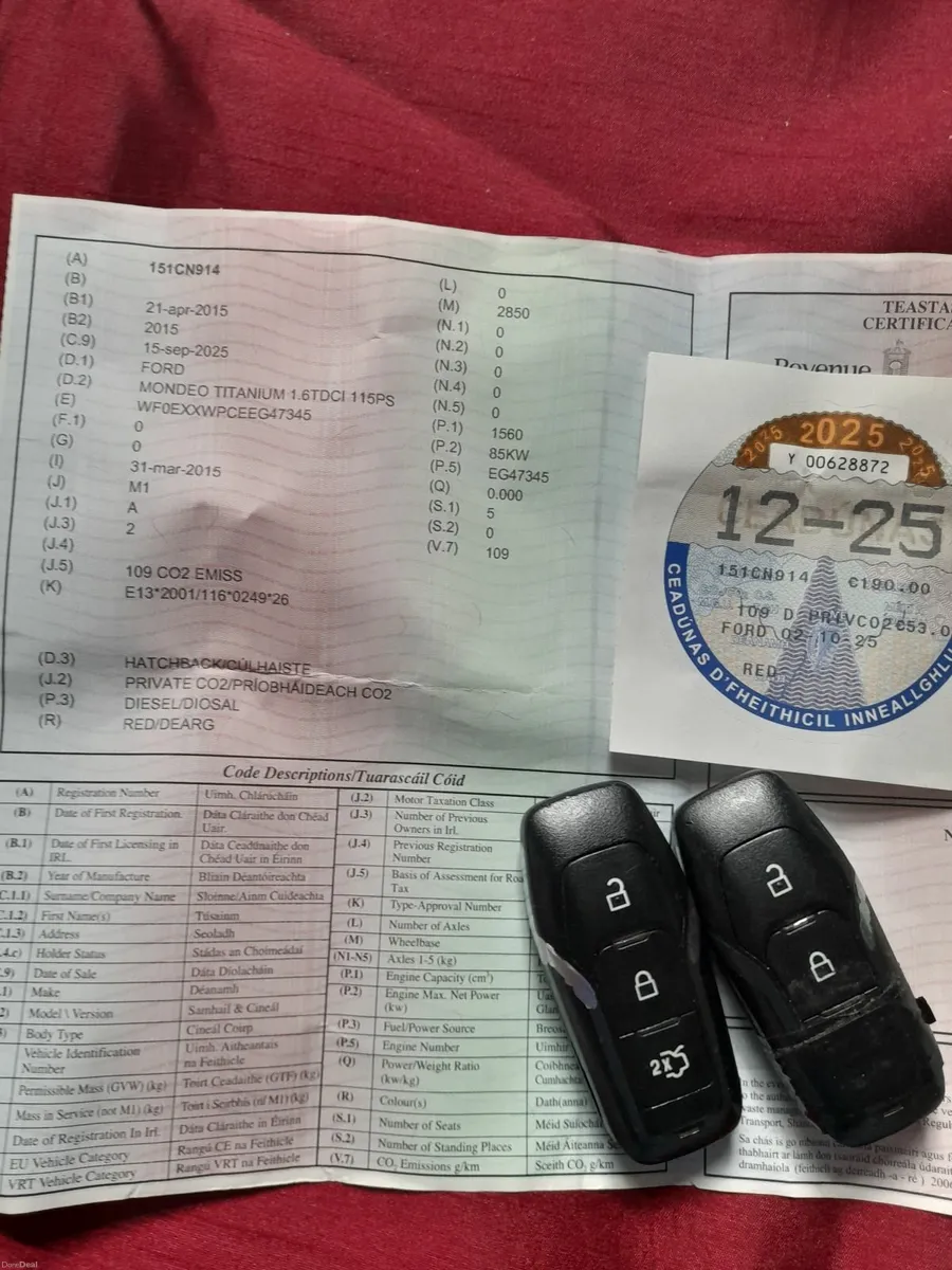 Ford Mondeo 2015 - Image 3