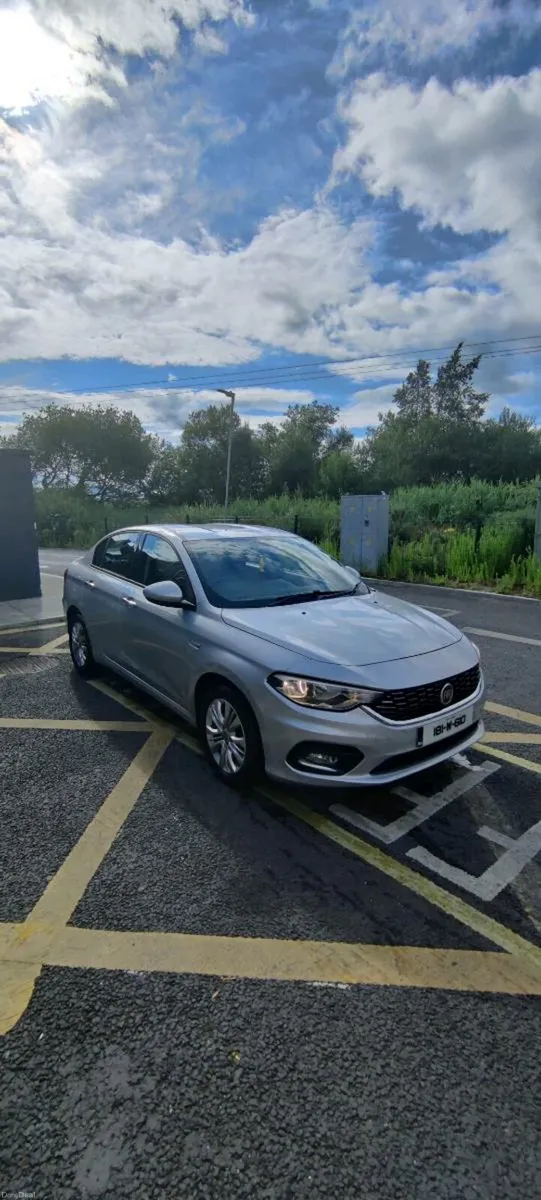 2018 Grey Fiat Tipo Saloon (Only 82,000km) - Image 1