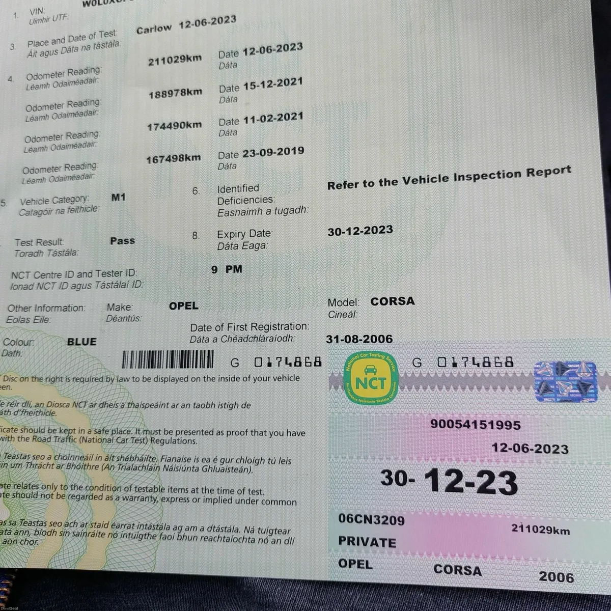 FINAL PRICE DROP  06 Blue Opel Corsa 1L - Image 5