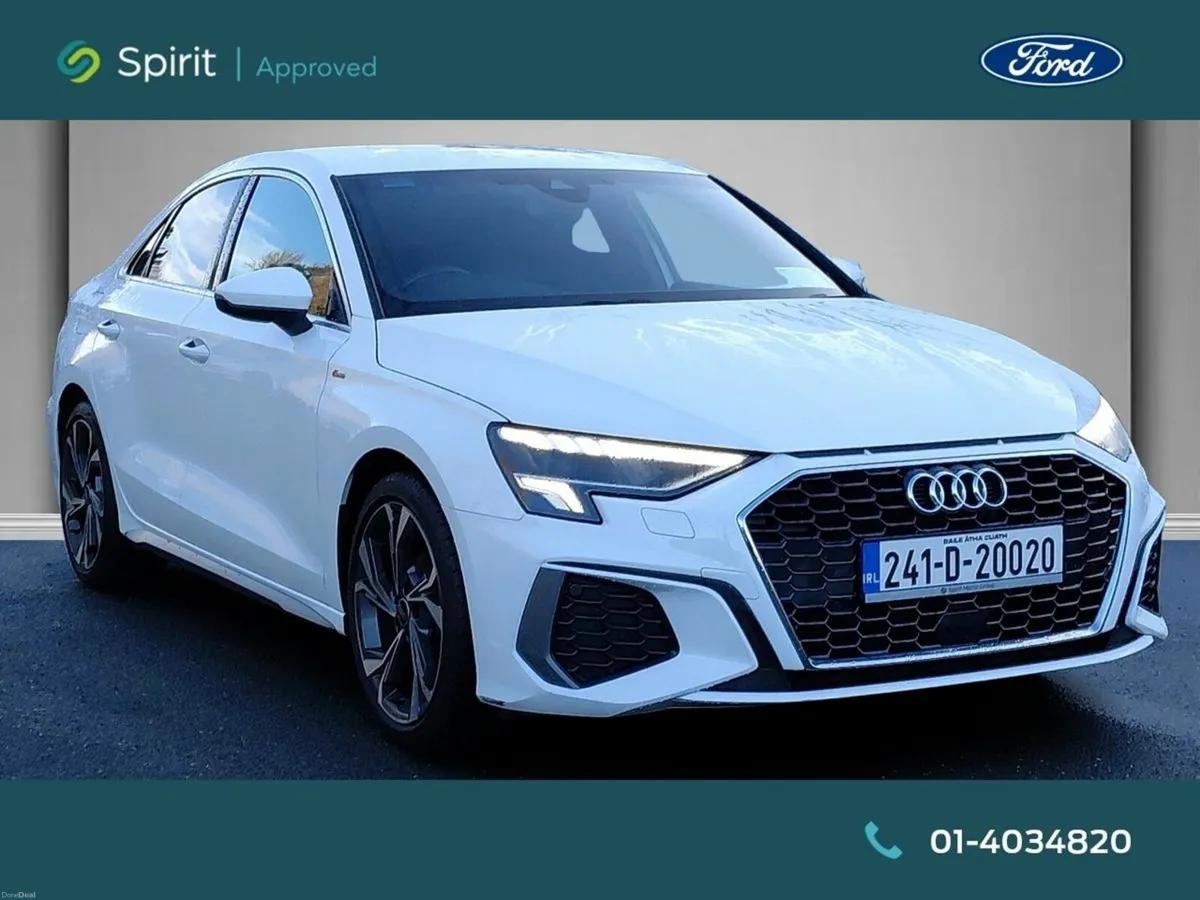 Audi A3 A3 TDI 115HP S-LINE   FULL LEATHER PHONE M - Image 1