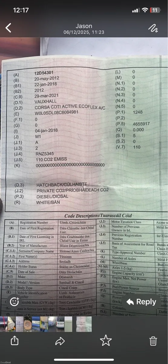 2012 corsa diesel  starter issue possibly - Image 3
