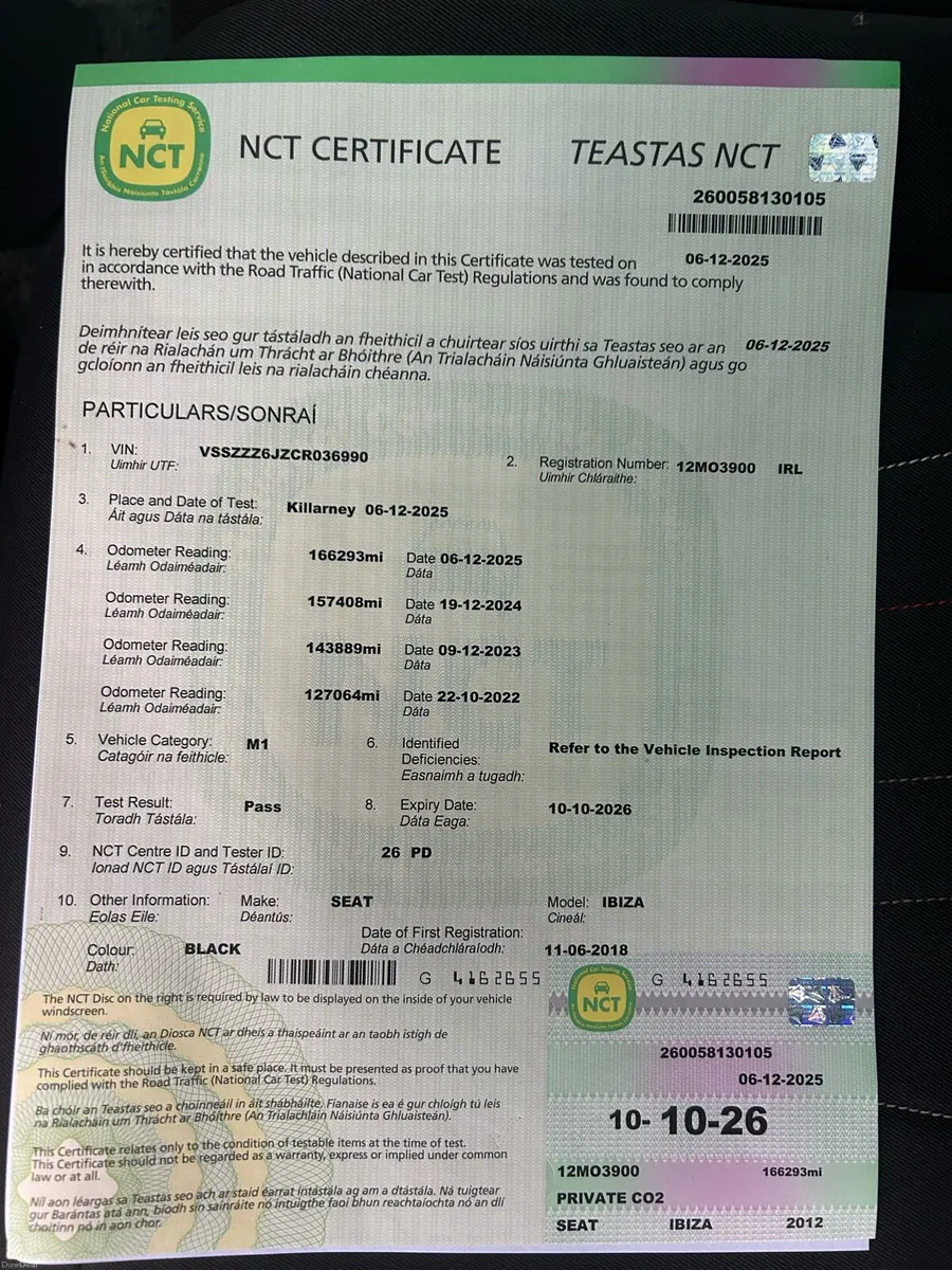 2012 Seat Ibiza 1.2tdi... New NCT & Service - Image 2