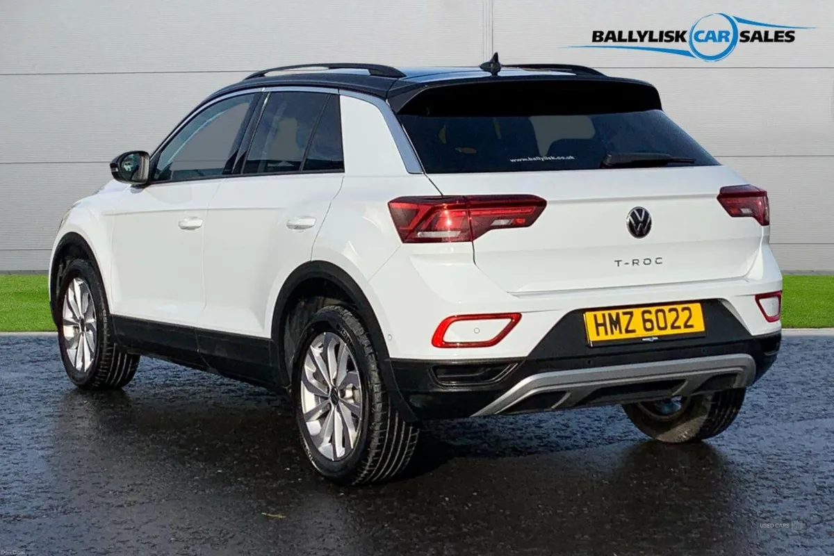 Volkswagen T-Roc 1.0 115PS TSI Match in White with - Image 2