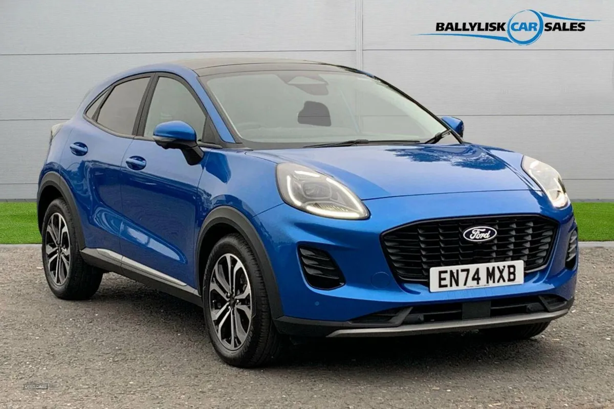 Ford Puma 1.0T 125PS Titanium Auto in Blue with ££ - Image 1