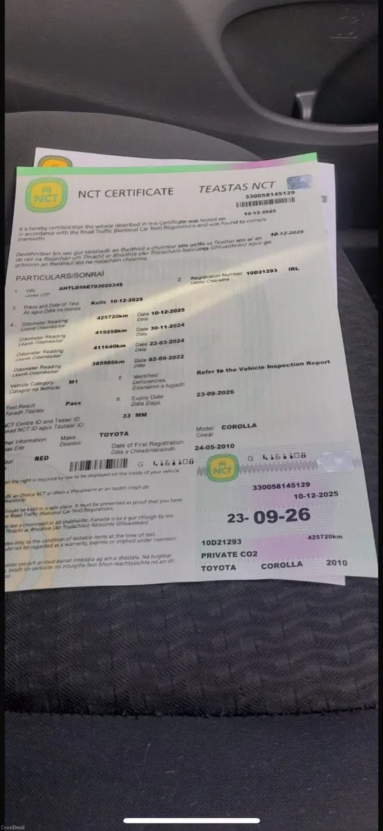 Toyota Corolla 2010 - Image 3