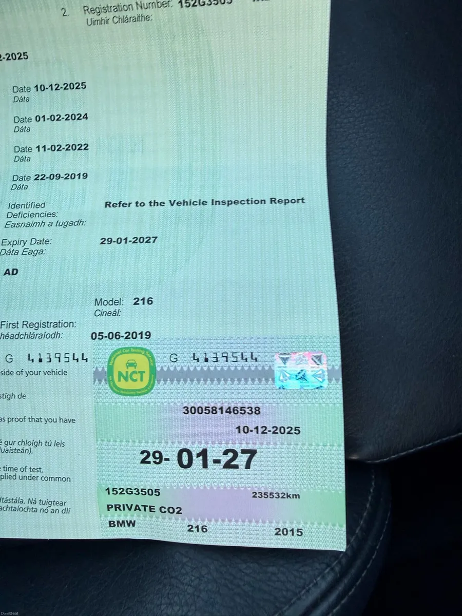 152 bmw 2 series gran tourer new Nct - Image 3