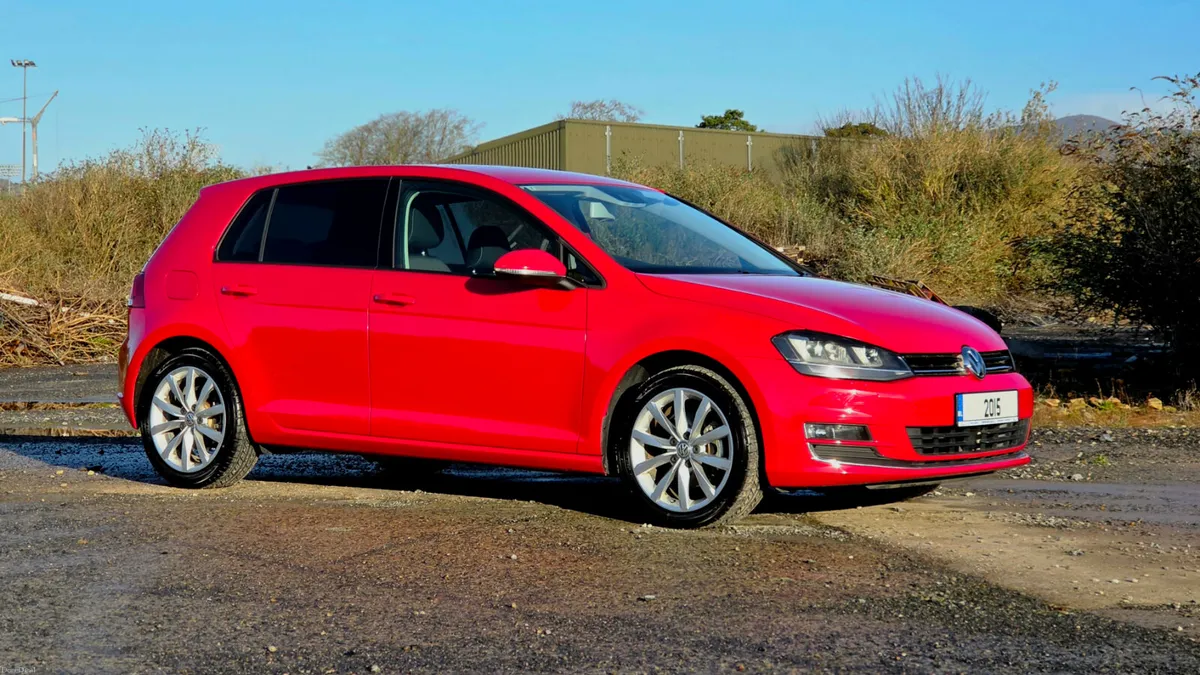 2015 VW GOLF 1.4 Petrol Auto Highline Red Deposit - Image 1