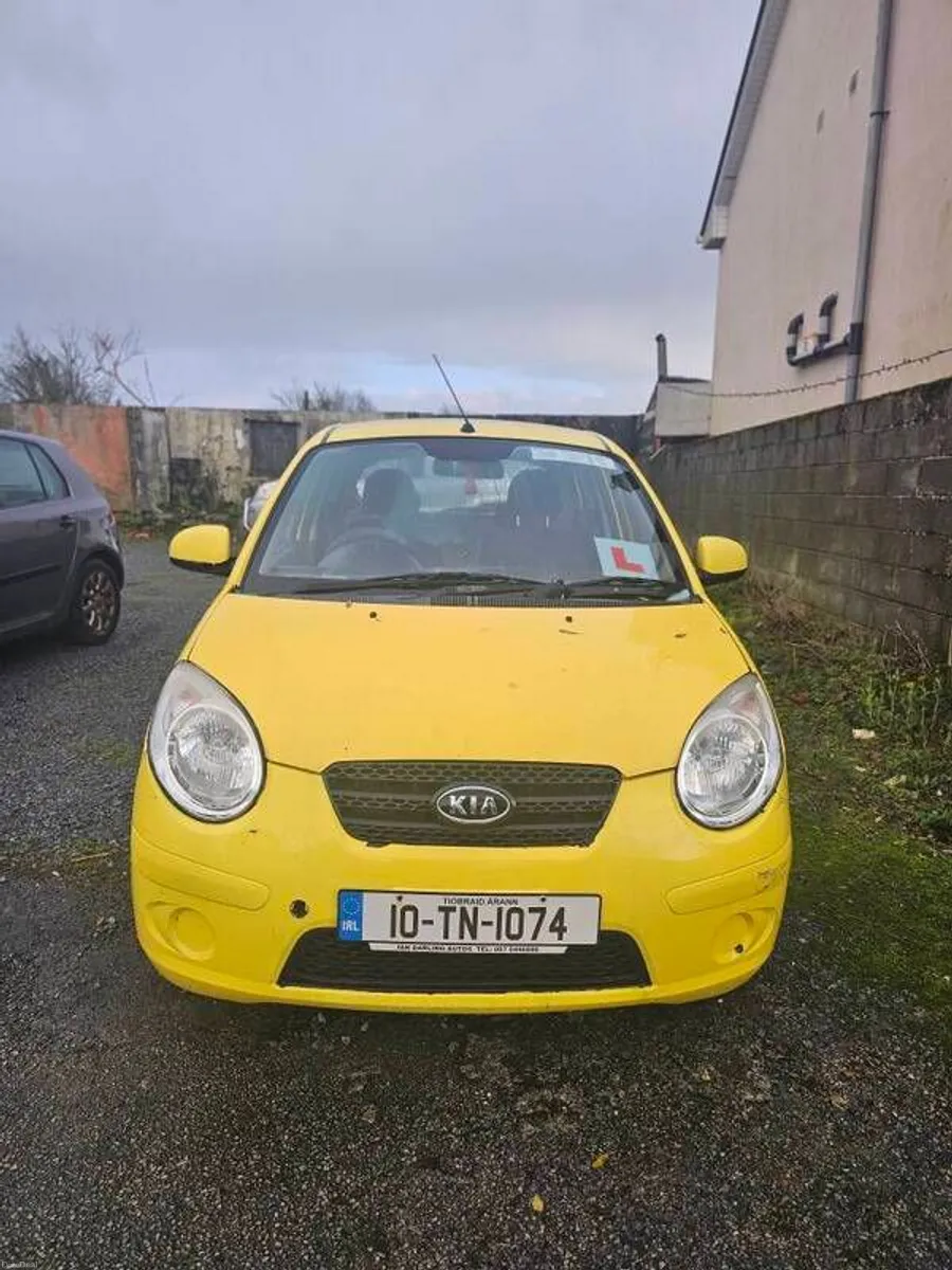 2010 Yellow Kia Picanto for Sale (taxed/Ncted) - Image 1