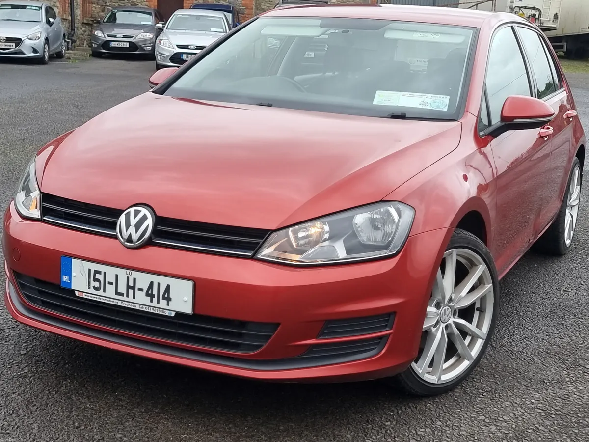 Volkswagen Golf 2015 tdi new nct today €6990 - Image 2