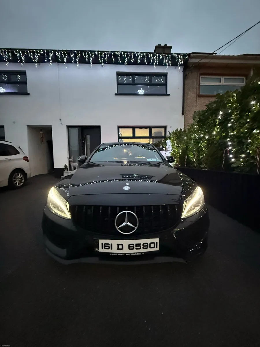 Black Mercedes Benz C Class 2016 Automatic - Image 1