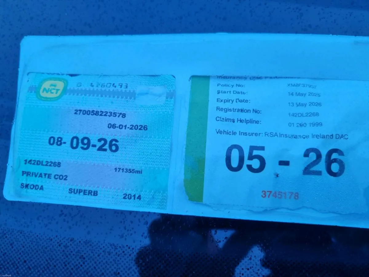 Skoda superb taxed and tested - Image 2