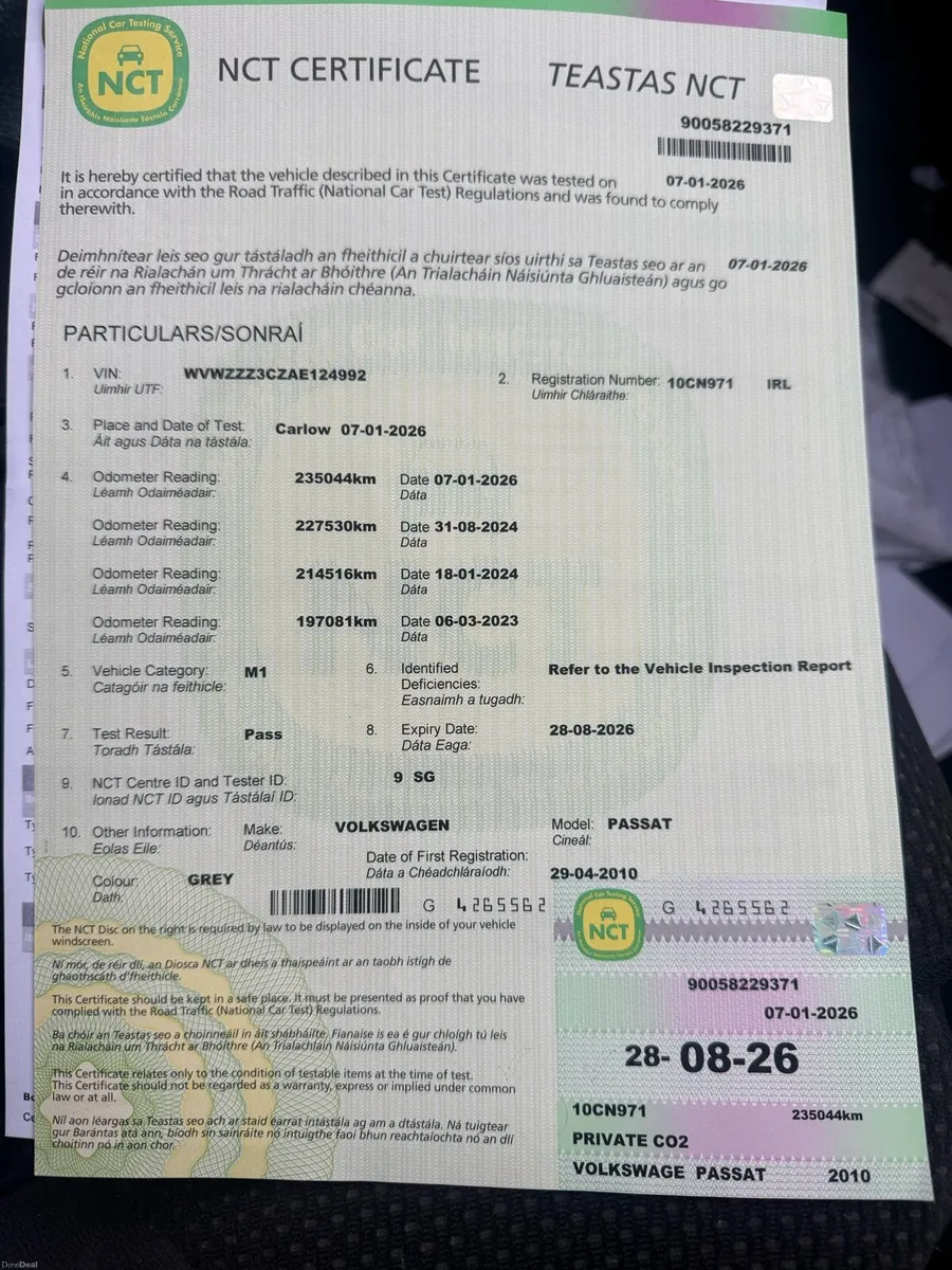 2010 Passat low mileage - Image 1