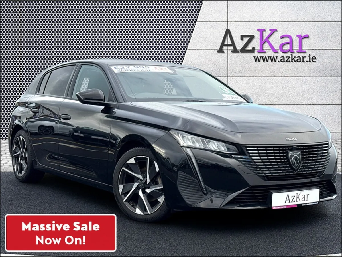 Peugeot 308 2022 ALLURE 1.2  AUTOMATIC 131BHP €107 - Image 1