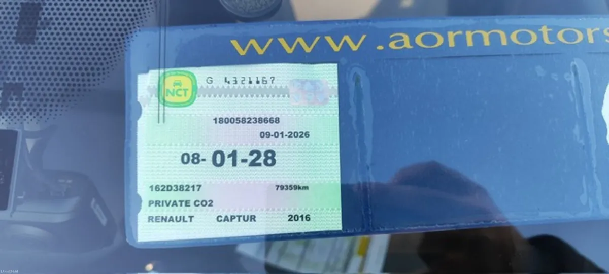 Renault Captur 2016 AUTO 1.2 NCT 2028 - Image 3