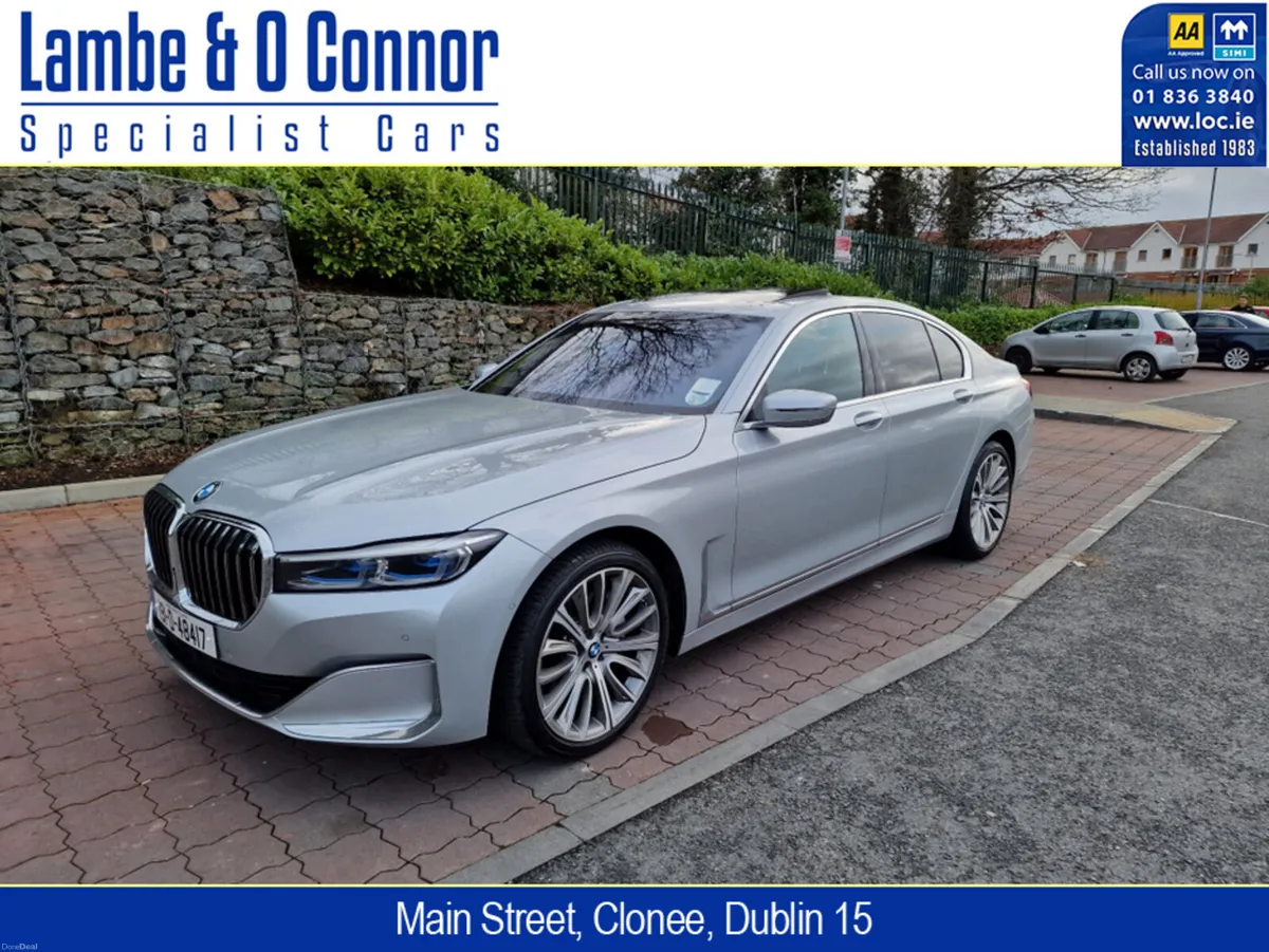BMW 7-Series 730d NEW MODEL **** GLACIER SILVER / - Image 1