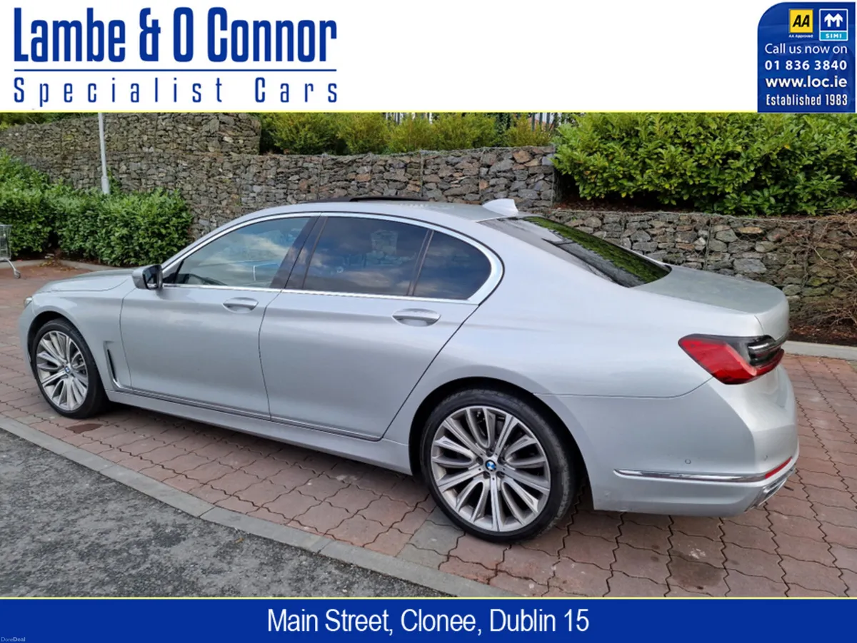 BMW 7-Series 730d NEW MODEL **** GLACIER SILVER / - Image 2