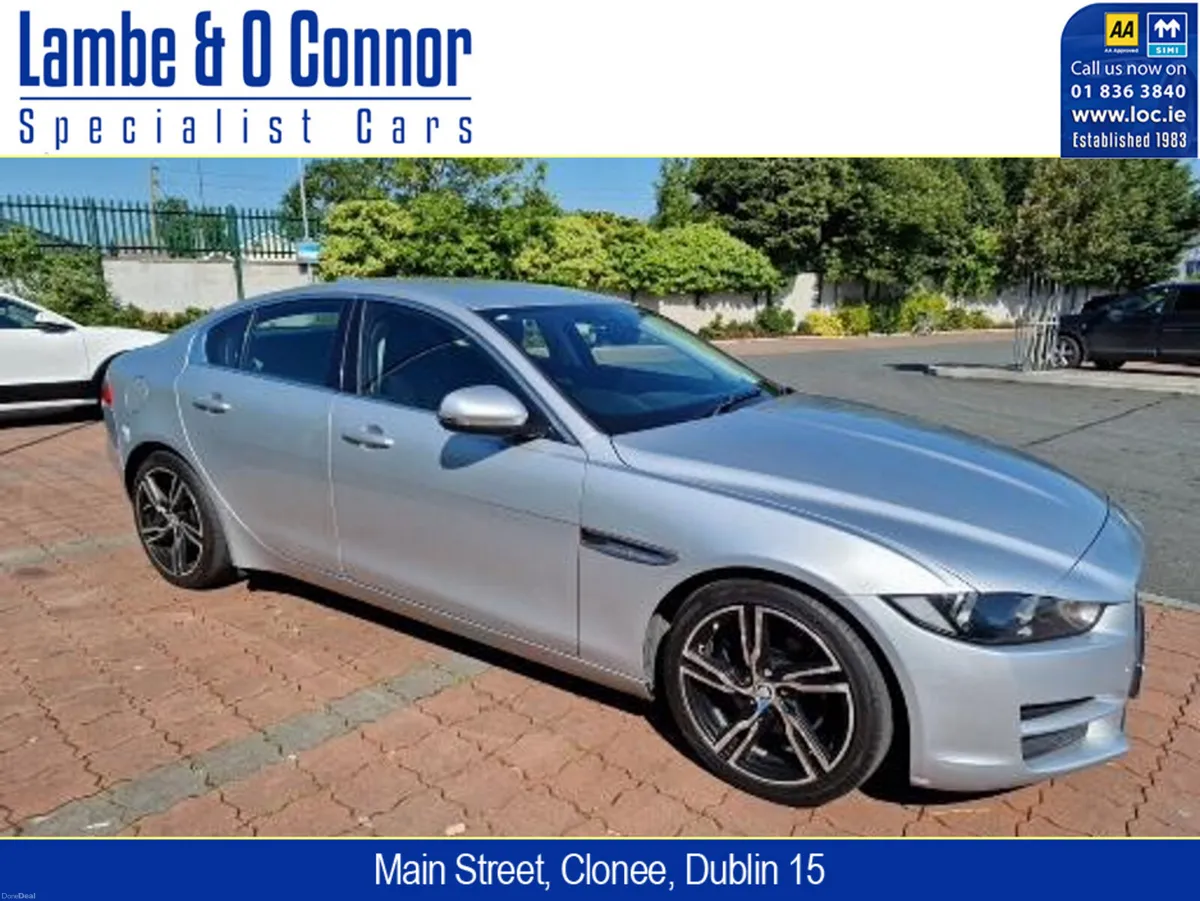 Jaguar XE 2.0 D PRESTIGE *** SILVER MET / BLACK LE - Image 1