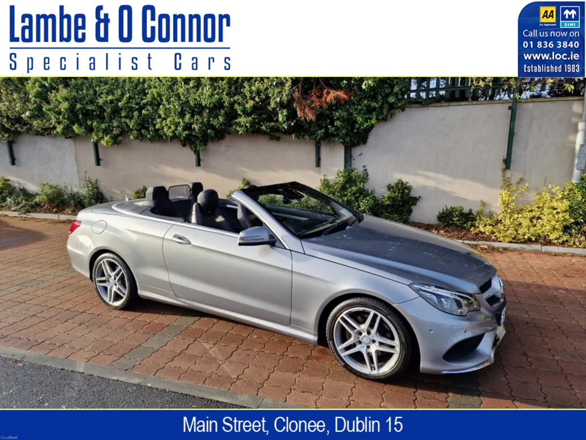 Mercedes-Benz E-Class E220  AMG LINE CONVERTIBLE * - Image 4