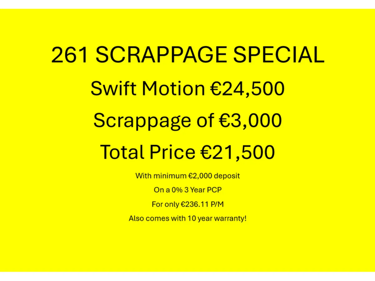 Suzuki Swift 1.2 Motion Petrol Hybrid with 261 SCR - Image 1