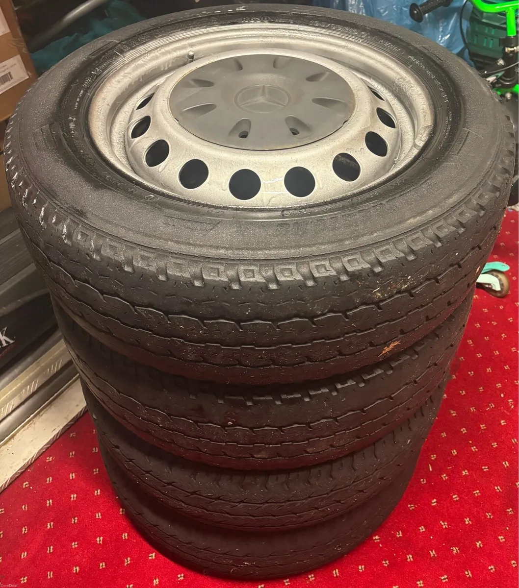 Mercedes Vito 4 steel wheels 195.65.16C - Image 1