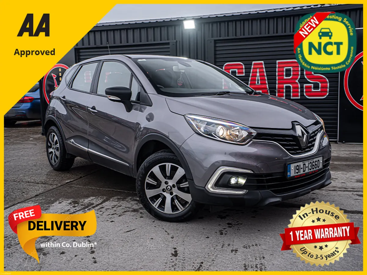 2019 Captur 1.5dci/New NCT/Irish/1yr warranty - Image 1