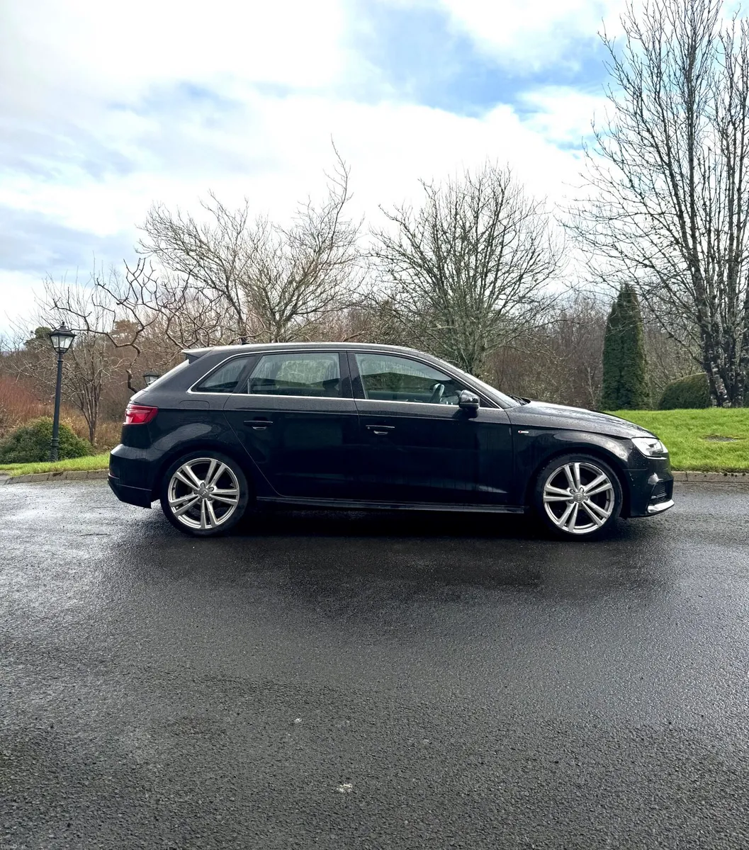 Irish Audi A3 Sportback S Line 2017 Metallic Black - Image 1