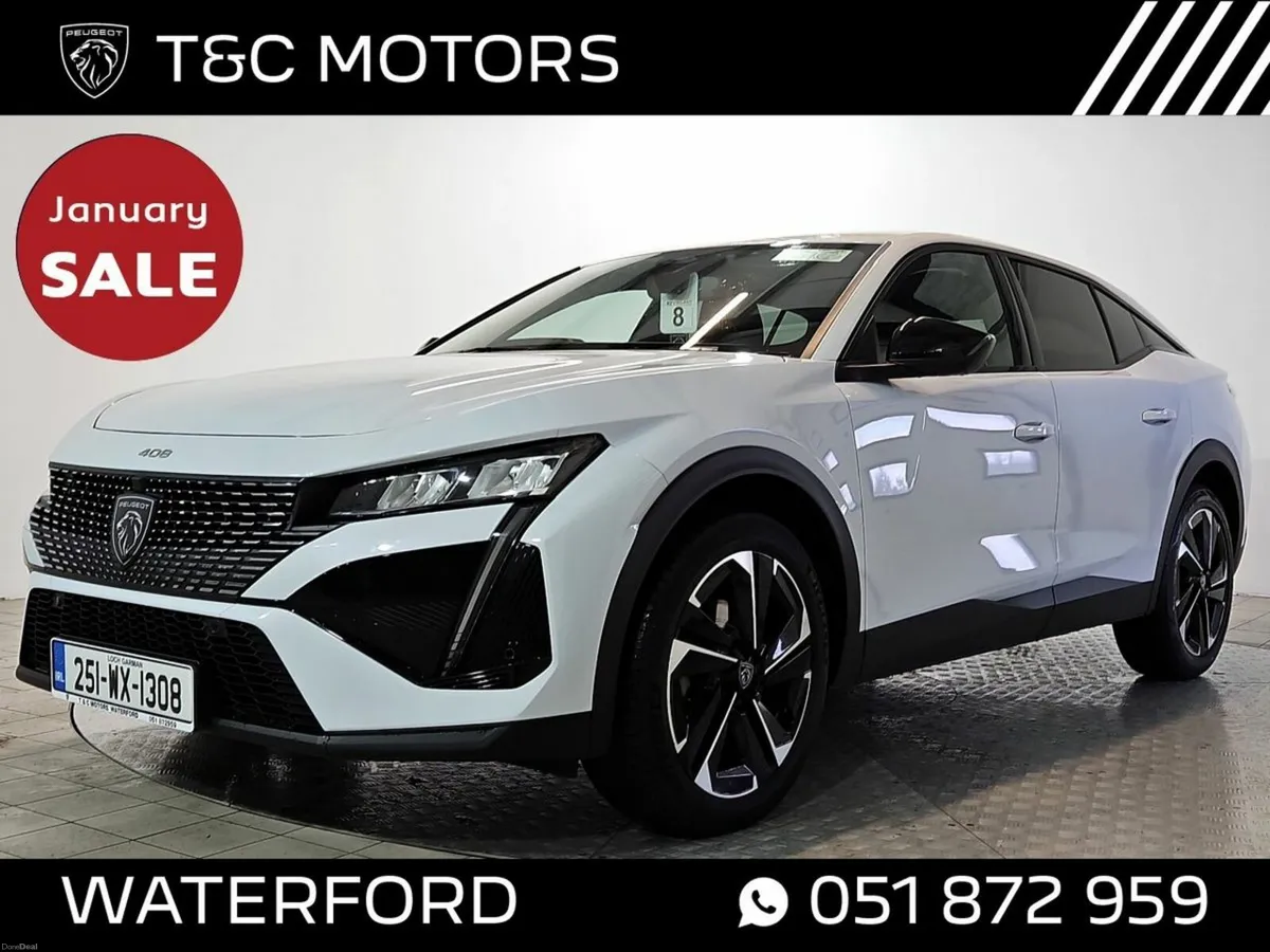 Peugeot 408 19" Diamond Cut Alloy Wheels, Front & - Image 1