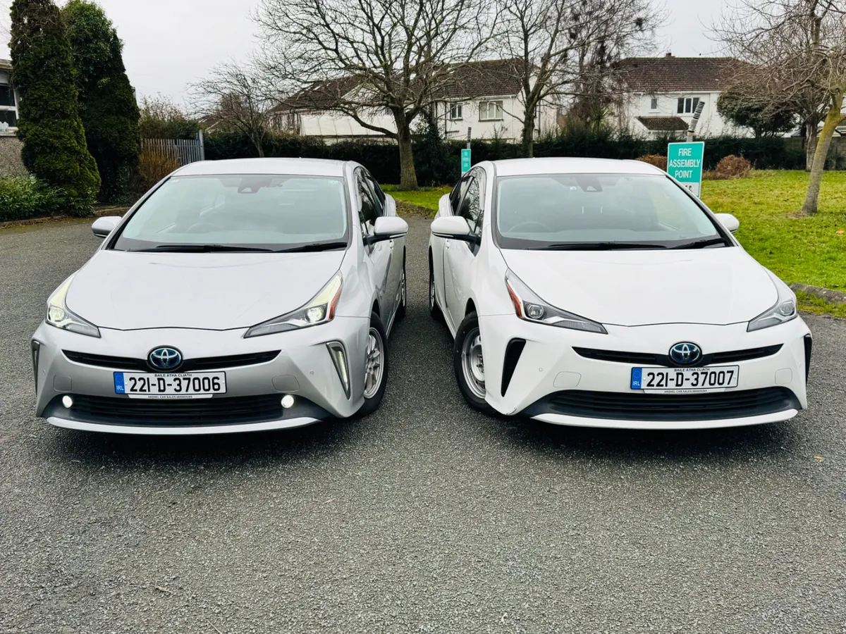 Two 2022 Toyota Prius High Spec’s low mileage - Image 1